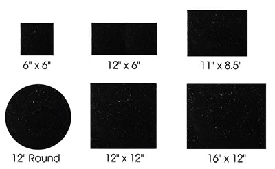 pet memorial stone sizes