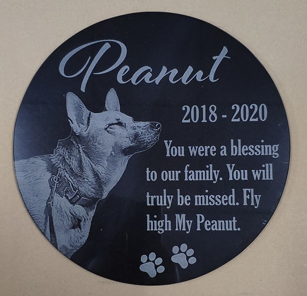 PPMSP-10R pet memorial stone